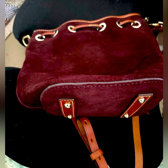 Suede Small Drawstring Crossbody - Picture 4 of 8